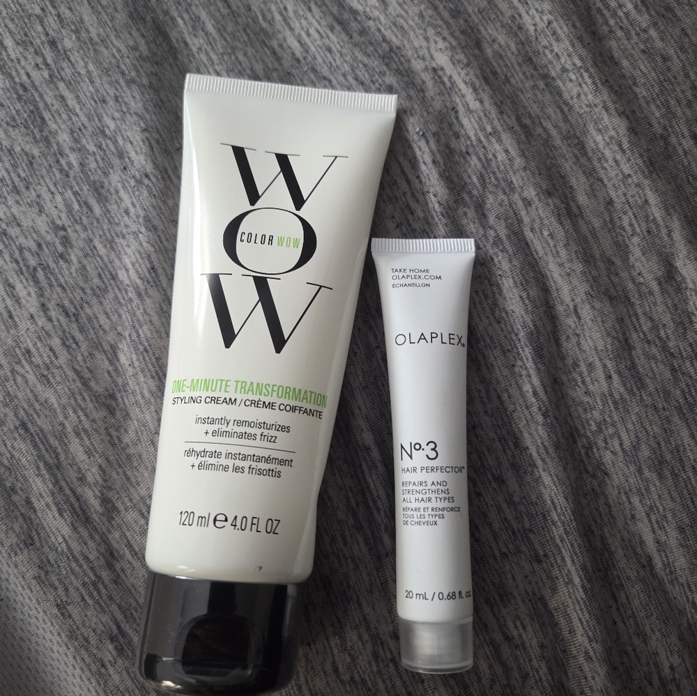Color Wow New 1-Minute Transformation Styling Cream,With Free Mini Olaplex Mask.